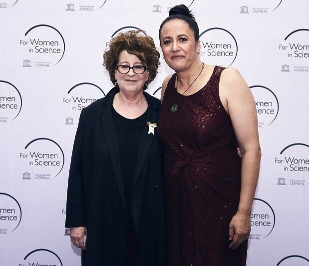 Trish Carter and Dr Matire Harwood